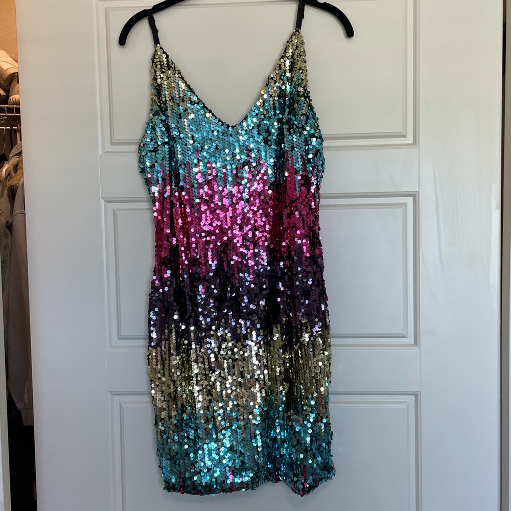 Disco Sequin Dress